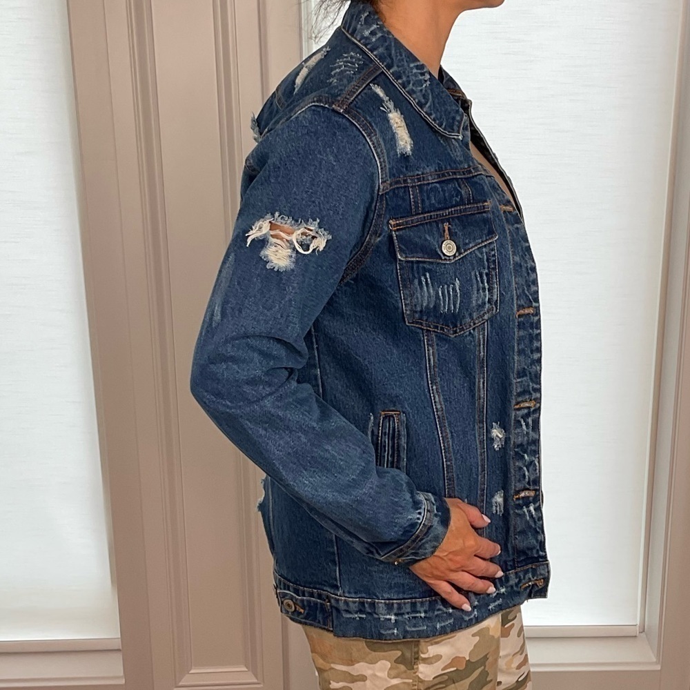 Iris Basic & Contemporary Denim Jacket - image 3